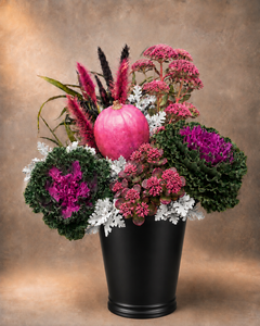 Wed Sep 23 Pink Pumpkin 'n Several Sedum 260923101